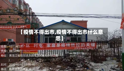 【疫情不得出市,疫情不得出市什么意思】-第1张图片
