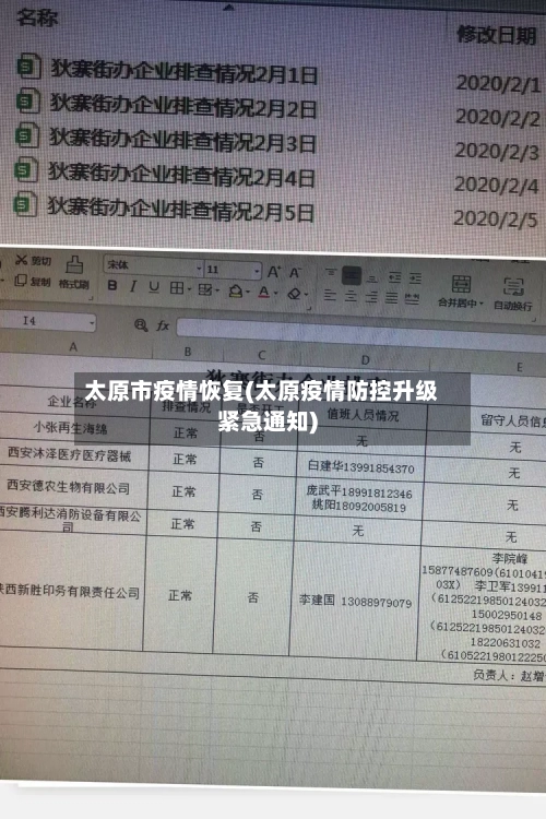 太原市疫情恢复(太原疫情防控升级紧急通知)-第1张图片