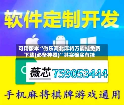 可用版本“微乐河北麻将万能挂免费下载(必备神器)	”其实确实有挂-第2张图片