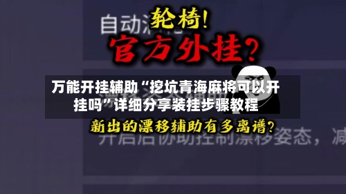 万能开挂辅助“挖坑青海麻将可以开挂吗”详细分享装挂步骤教程-第3张图片