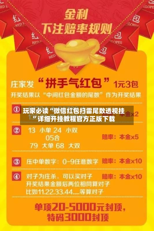 玩家必读“微信红包扫雷尾数透视挂”详细开挂教程官方正版下载-第2张图片