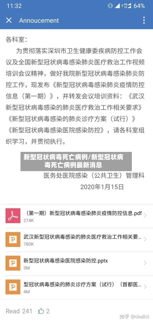 新型冠状病毒死亡病例/新型冠状病毒死亡病例最新消息-第1张图片