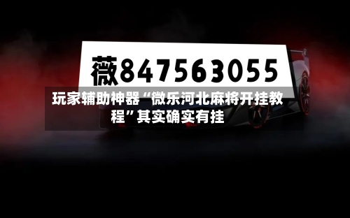 玩家辅助神器“微乐河北麻将开挂教程”其实确实有挂-第1张图片