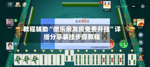 教程辅助“微乐亲友房免费开挂”详细分享装挂步骤教程-第2张图片