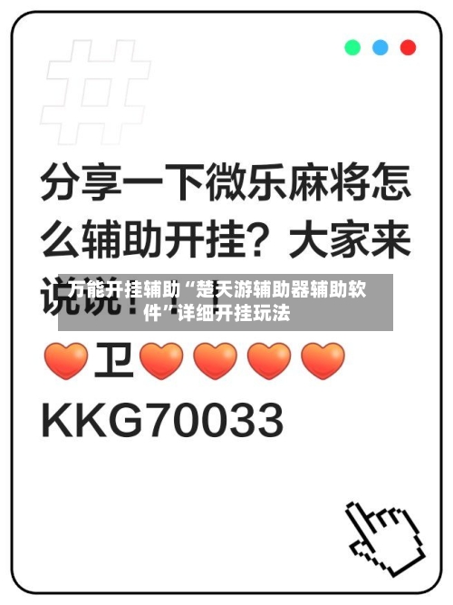 万能开挂辅助“楚天游辅助器辅助软件	”详细开挂玩法-第1张图片