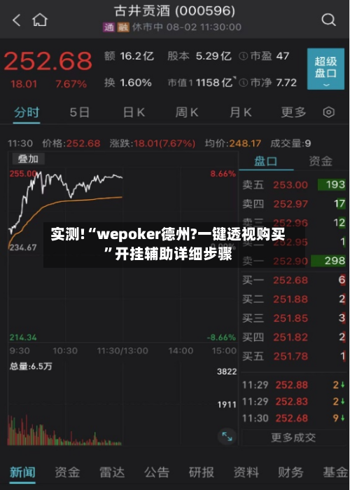 实测!“wepoker德州?一键透视购买”开挂辅助详细步骤-第1张图片