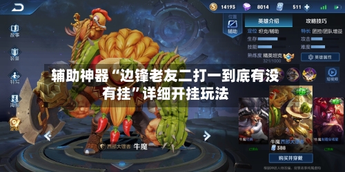 辅助神器“边锋老友二打一到底有没有挂	”详细开挂玩法-第3张图片