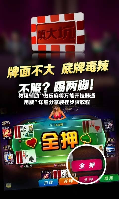 教程辅助“微乐麻将万能开挂器通用版”详细分享装挂步骤教程-第1张图片