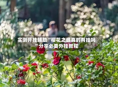 实测开挂辅助“樱花之盛真的有挂吗”分享必要外挂教程-第1张图片