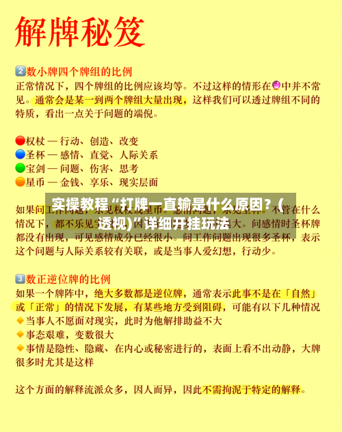 实操教程“打牌一直输是什么原因？(透视)”详细开挂玩法-第2张图片