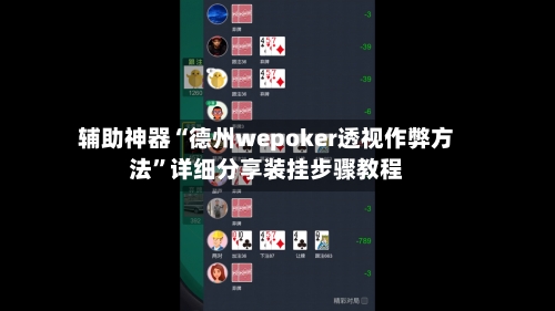 辅助神器“德州wepoker透视作弊方法”详细分享装挂步骤教程-第1张图片