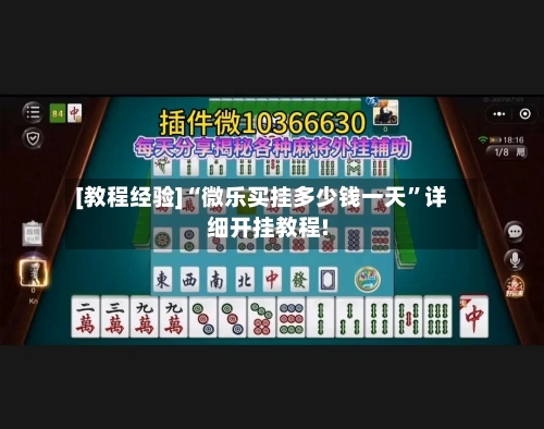 [教程经验]“微乐买挂多少钱一天”详细开挂教程!-第2张图片
