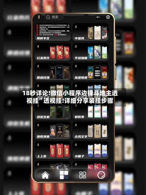 18秒详论!微信小程序边锋斗地主透视挂”透视挂!详细分享装挂步骤-第3张图片