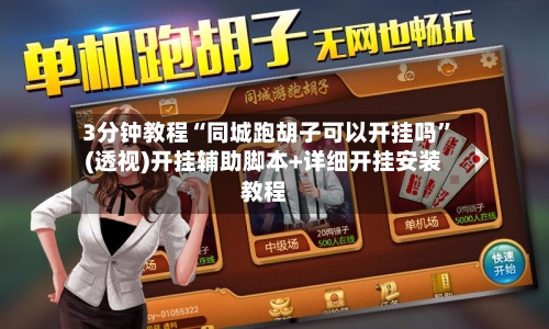 3分钟教程“同城跑胡子可以开挂吗”(透视)开挂辅助脚本+详细开挂安装教程-第1张图片