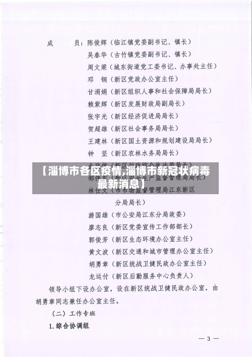 【淄博市各区疫情,淄博市新冠状病毒最新消息】-第1张图片