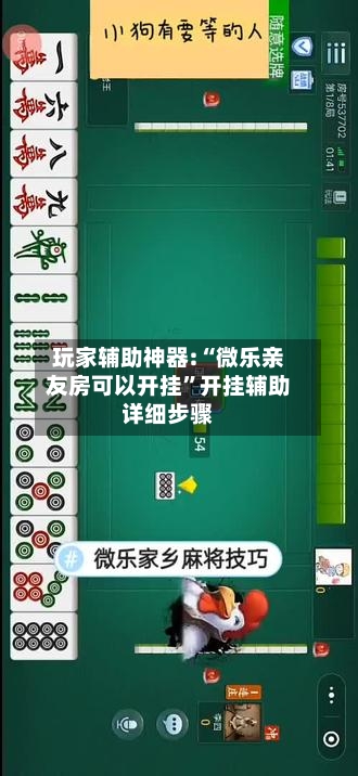 玩家辅助神器:“微乐亲友房可以开挂”开挂辅助详细步骤-第2张图片