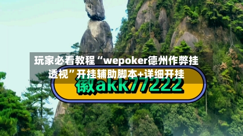 玩家必看教程“wepoker德州作弊挂透视	”开挂辅助脚本+详细开挂-第2张图片