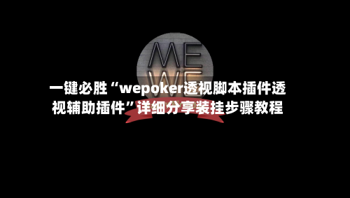 一键必胜“wepoker透视脚本插件透视辅助插件	”详细分享装挂步骤教程-第2张图片