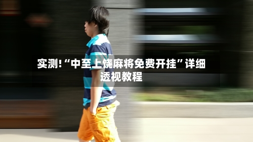 实测!“中至上饶麻将免费开挂”详细透视教程-第2张图片