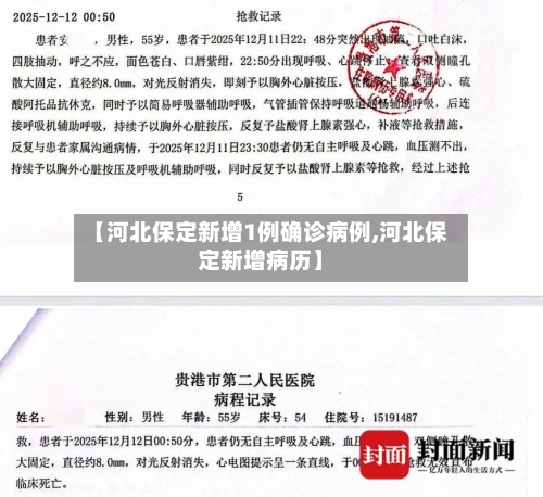 【河北保定新增1例确诊病例,河北保定新增病历】-第2张图片