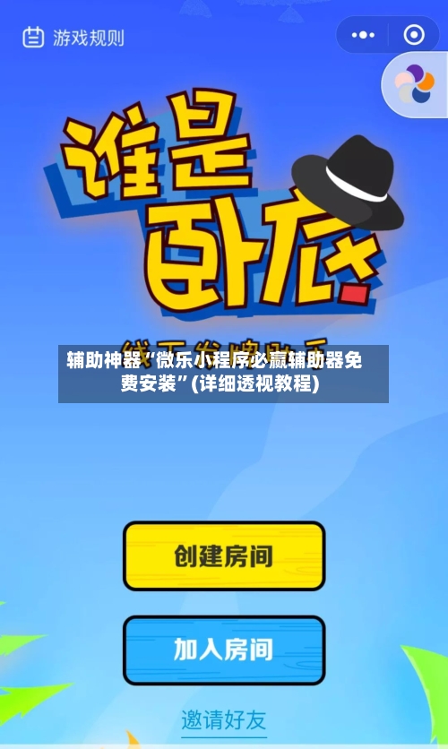 辅助神器“微乐小程序必赢辅助器免费安装”(详细透视教程)-第3张图片