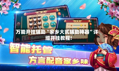 万能开挂辅助“家乡大贰辅助神器”详细开挂教程!-第1张图片