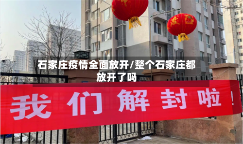 石家庄疫情全面放开/整个石家庄都放开了吗-第3张图片