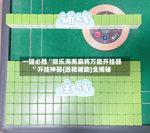 一键必胜“微乐海南麻将万能开挂器	”开挂神器{透视辅助}全揭秘-第1张图片