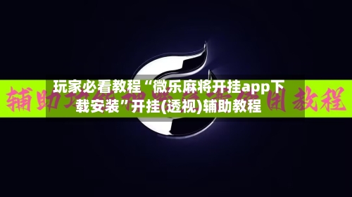 玩家必看教程“微乐麻将开挂app下载安装”开挂(透视)辅助教程-第2张图片